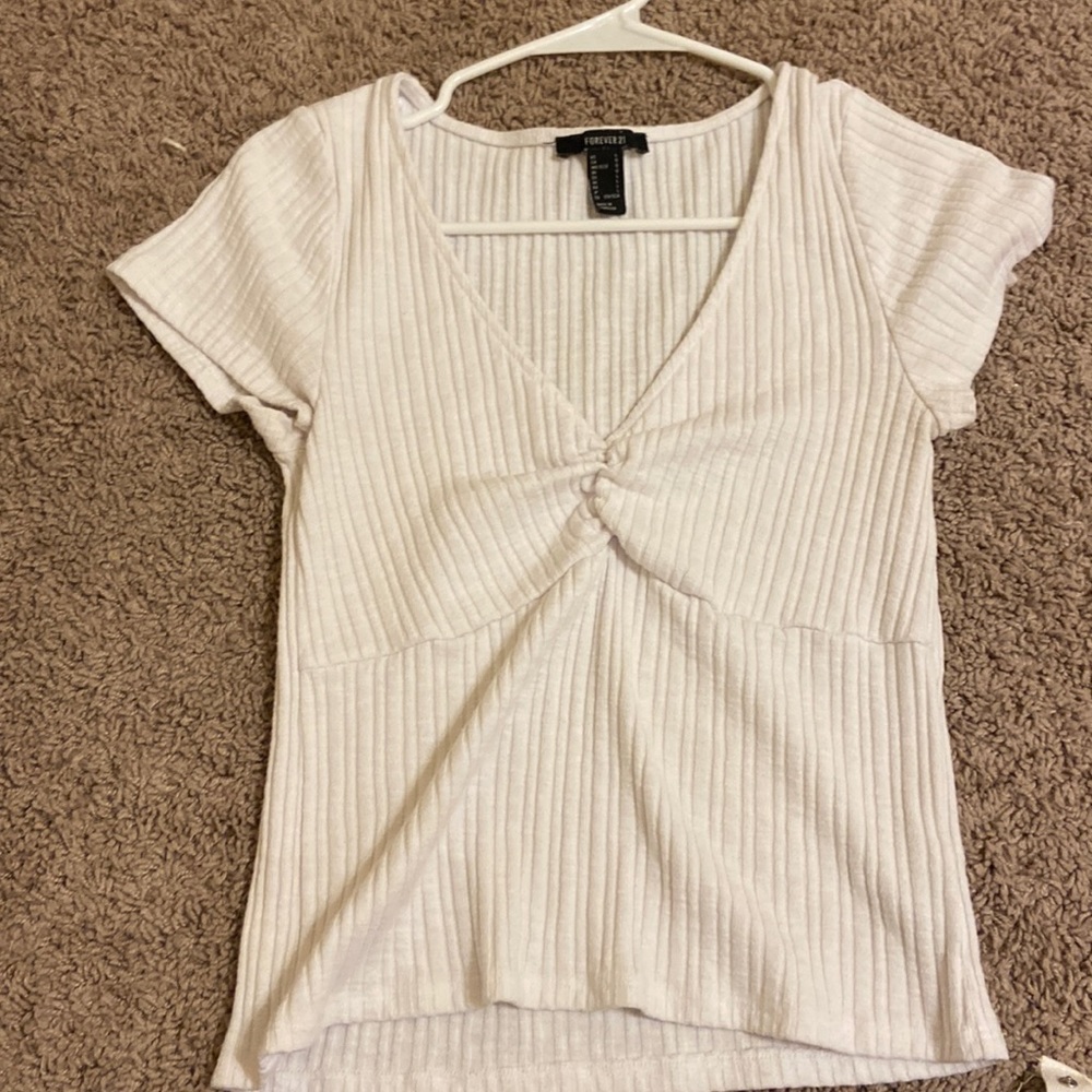 White forever 21 top